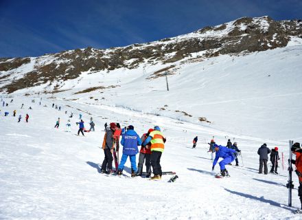 Схема горнолыжных трасс в Домбае